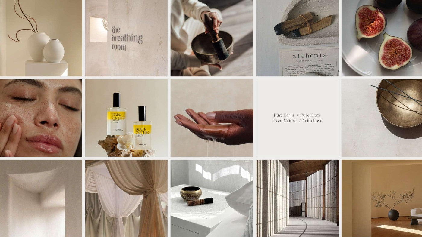 EarthGlow brand mood and positioning