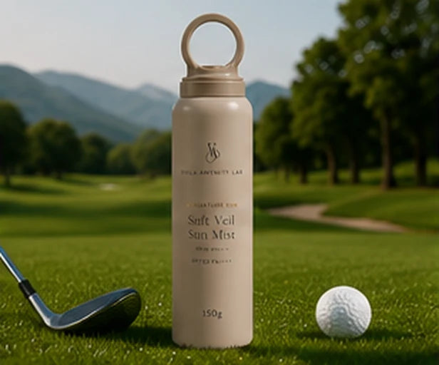 Soft Veil Sun Mist on a golf course