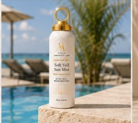 Soft Veil Sun Mist poolside