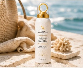 Soft Veil Sun Mist at a beach club